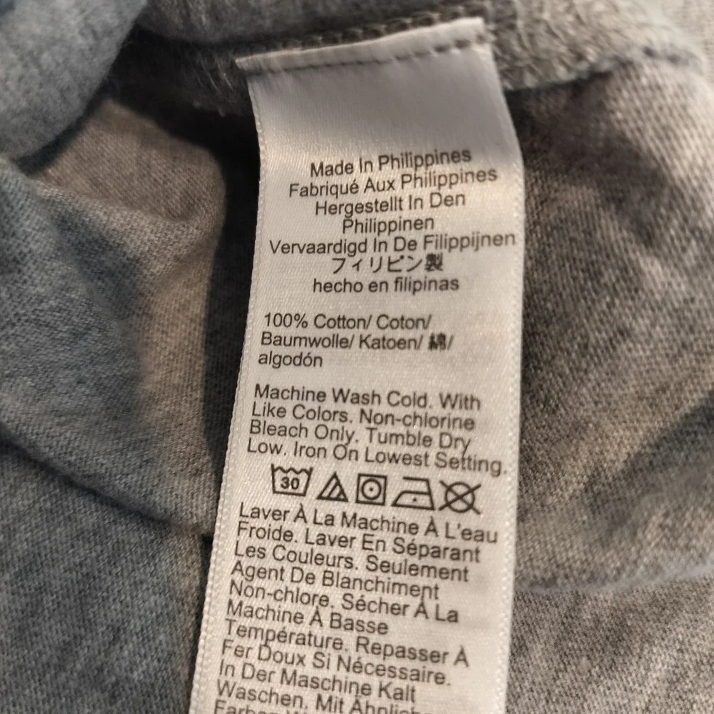 J.Crew Henley Shirt Mens XXL NWT Long Sleeve Cotton Casual Gray J8214